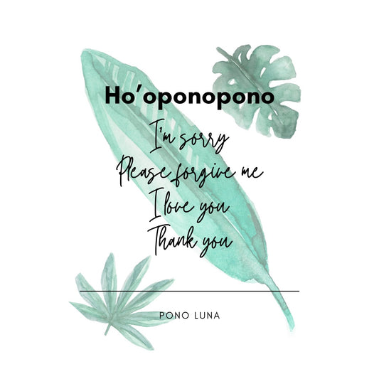 Green Palm Ho’oponopono Phone Wall Paper