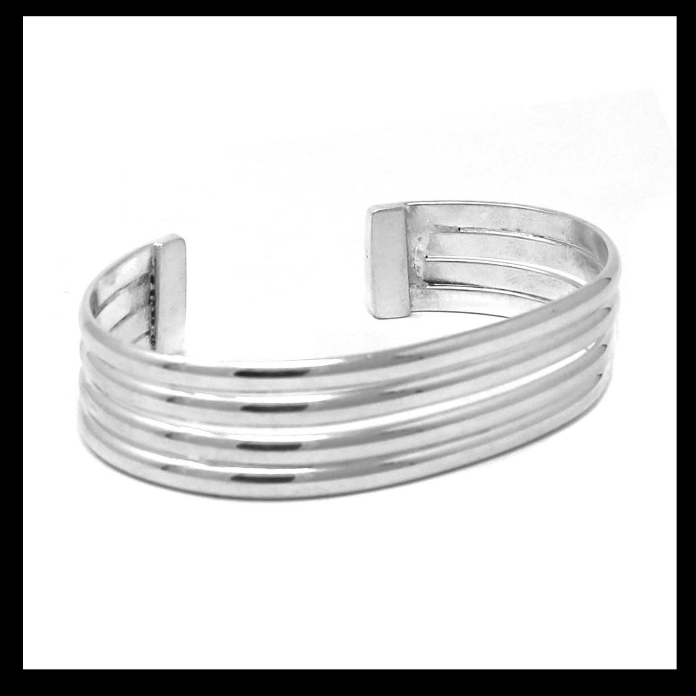 Beautiful bracelet cuff made of silver. Royal Lines Cuff. Gift for Girlfriends. Gift for Bridesmaids. Gift for wife.